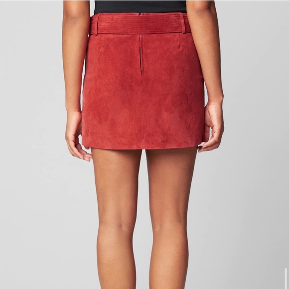 NWT Blank NYC Suede Skirt With Belt - Picture 5 of 6